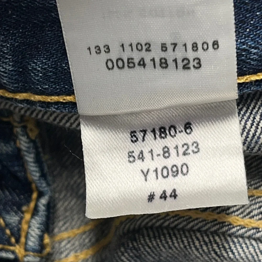 VTG Levi's Homage Jeans men 33x32(33x30 clean Dark wash button fly‎ straight Y2K